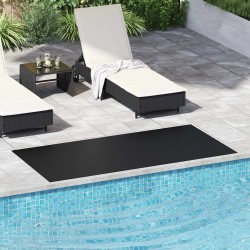 Tapis de sol Noir 1 x 2 m Caoutchouc 639599639599