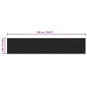 Tapis de sol Noir 1 x 5 m Caoutchouc 639601639601