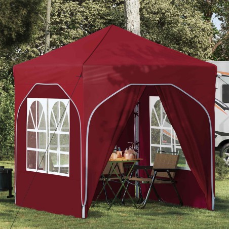 Tente de fête pop-up 192 x 192 x 245 cm Bordeaux 639607639607