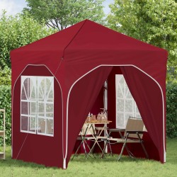 Tente de fête pop-up 192 x 192 x 245 cm Bordeaux 639607639607