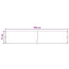 Écran de balcon Vert foncé 75 x 700 cm HDPE et Aluminium 639610639610
