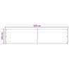 Écran de balcon Sable 120 x 500 cm HDPE et Aluminium 639614639614