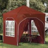 Tente de fête pop-up 192 x 192 x 245 cm Terre cuite 639617639617