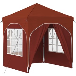 Tente de fête pop-up 192 x 192 x 245 cm Terre cuite 639617639617