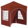 Tente de fête pop-up 192 x 192 x 245 cm Terre cuite 639617639617