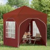 Tente de fête pop-up 192 x 192 x 245 cm Terre cuite 639617639617