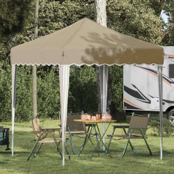 Tente de fête pop-up 195 x 195 x 245 cm Crème Tissu Oxford 639630639630