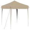Tente de fête pop-up 195 x 195 x 245 cm Crème Tissu Oxford 639630639630