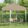 Tente de fête pop-up 195 x 195 x 245 cm Crème Tissu Oxford 639630639630