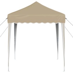 Tente de fête pop-up 195 x 195 x 245 cm Crème Tissu Oxford 639630639630
