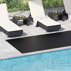 Tapis de sol Noir 1,5 x 4 m Caoutchouc 639635639635