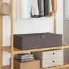 Boîte de rangement 6 pcs Gris 70 x 40 x 18 cm Tissu intissé 639640639640