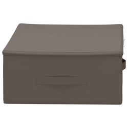 Boîte de rangement 6 pcs Gris 70 x 40 x 18 cm Tissu intissé 639640639640