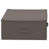 Boîte de rangement 6 pcs Gris 70 x 40 x 18 cm Tissu intissé 639640639640