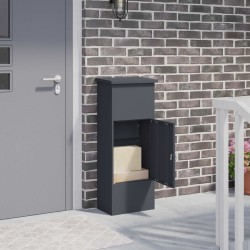 Boîte de dépôt de colis Anthracite 44,5 x 29 x 110,5 cm Acier 639641639641