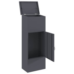 Boîte de dépôt de colis Anthracite 44,5 x 29 x 110,5 cm Acier 639641639641
