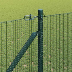 Clôture en fil soudé avec pointes 50 x 1,2 m Vert Maille 639647639647