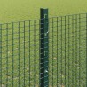 Clôture en fil soudé avec poteaux 50 x 1,2 m Vert Maille 639654639654