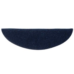 Tapis d'escalier autocollants 20 pièces 56 x 17 x 3 cm Bleu marine Demi-rond 639657639657