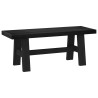 Banc de salle à manger NOAIN 120 x 41 x 45 cm Pin massif Noir 639658639658