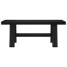Banc de salle à manger NOAIN 120 x 41 x 45 cm Pin massif Noir 639658639658