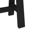 Banc de salle à manger NOAIN 120 x 41 x 45 cm Pin massif Noir 639658639658