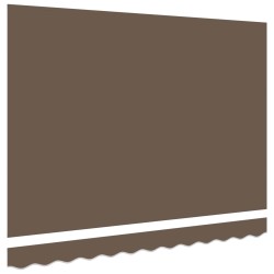 Toile de rechange pour auvent Taupe 4 × 3 m Polyester 639662639662
