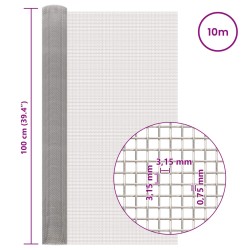 Écran en maille 100 x 1000 cm 6 Mesh Acier Inoxydable 201 639673639673