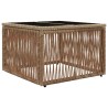 Ensemble de canapé de jardin 4 pcs Beige polyrotin 639678639678