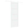 Porte coulissante Blanc 83 x 232 cm Bois de pin massif 639679639679