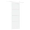 Porte coulissante Blanc 83 x 232 cm Bois de pin massif 639679639679