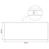 Écran de confidentialité pour balcon 200 x 500 cm 639685639685