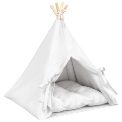 Teepee pour animaux de compagnie avec coussin 60 x 60 x 70 cm 639691639691