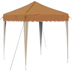 Tente de fête pop-up 195 x 195 x 245 cm Beige Tissu Oxford 639693639693