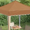 Tente de fête pop-up 195 x 195 x 245 cm Beige Tissu Oxford 639693639693