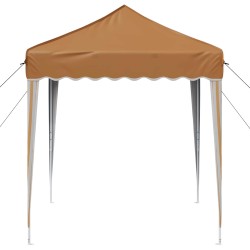 Tente de fête pop-up 195 x 195 x 245 cm Beige Tissu Oxford 639693639693