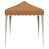 Tente de fête pop-up 195 x 195 x 245 cm Beige Tissu Oxford 639693639693