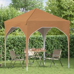Tente de fête pop-up 194 x 194 x 245 cm Beige 639697639697