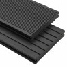 Planche de terrasse 6 pcs Noir WPC 639699639699