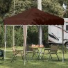 Tente de fête pop-up 195 x 195 x 245 cm Marron Tissu Oxford 639703639703