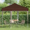 Tente de fête pop-up 195 x 195 x 245 cm Marron Tissu Oxford 639703639703