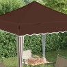 Tente de fête pop-up 195 x 195 x 245 cm Marron Tissu Oxford 639703639703