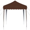 Tente de fête pop-up 195 x 195 x 245 cm Marron Tissu Oxford 639703639703