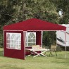Tente de fête pop-up 288 x 288 x 245 cm Bordeaux Tissu Oxford 639704639704