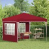 Tente de fête pop-up 288 x 288 x 245 cm Bordeaux Tissu Oxford 639704639704