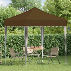 Tente de fête pop-up 195 x 195 x 245 cm Taupe Tissu Oxford 639712639712