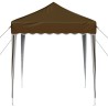 Tente de fête pop-up 195 x 195 x 245 cm Taupe Tissu Oxford 639712639712