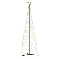 Arbre de Noël cône 500 LED blanc chaud 100x300 cm 639716639716
