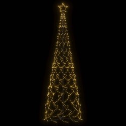 Arbre de Noël cône 500 LED blanc chaud 100x300 cm 639716639716