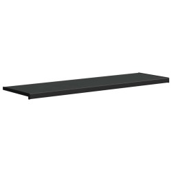 Appui de fenêtre Noir avec grain de bois 140 x 45 x 4,5 cm PVC 639725639725